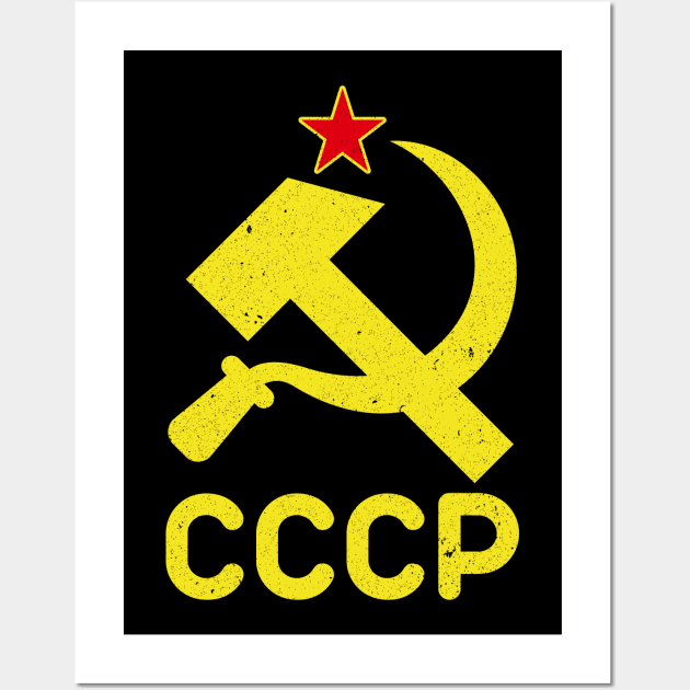 Hammer Sickle Star CCCP Pride Russia USSR Soviet Union Communist Wall Art by ashiacornelia173